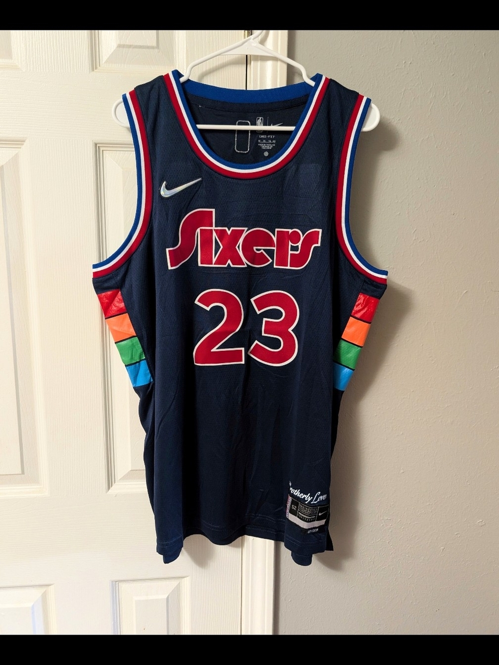 LeBron James Philadelphia 76ers 75th Anniversary City Edition Jersey